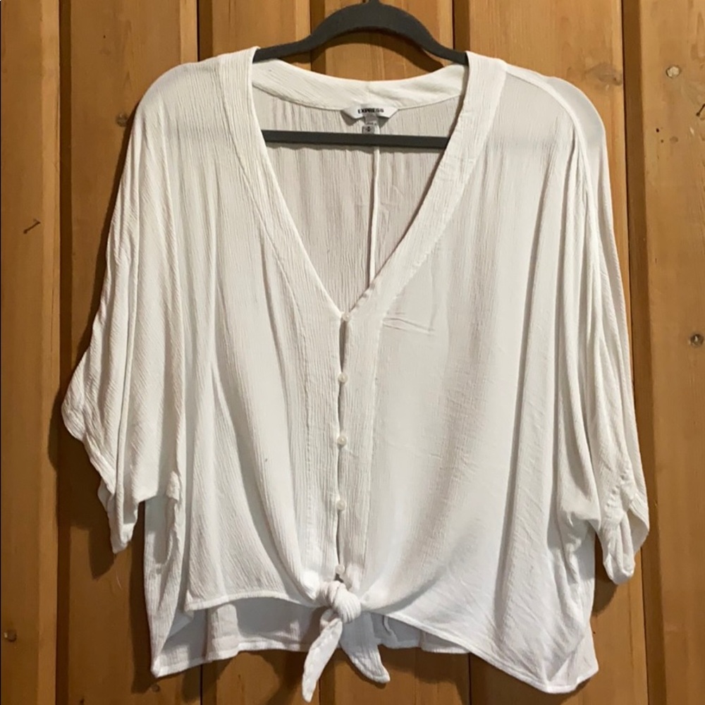 Express tie front top